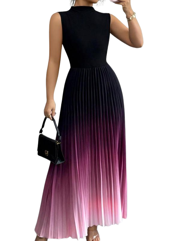 Eliza | Elegant Ombre Sleeveless Evening Dress