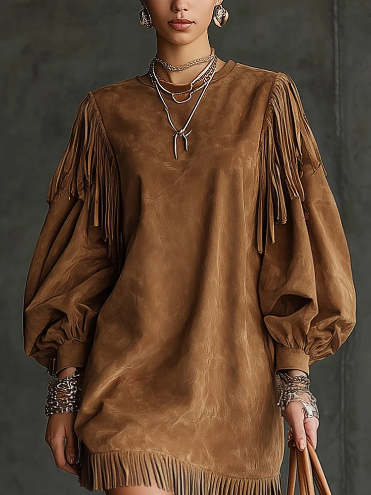 Emma | Suede Mini Dress